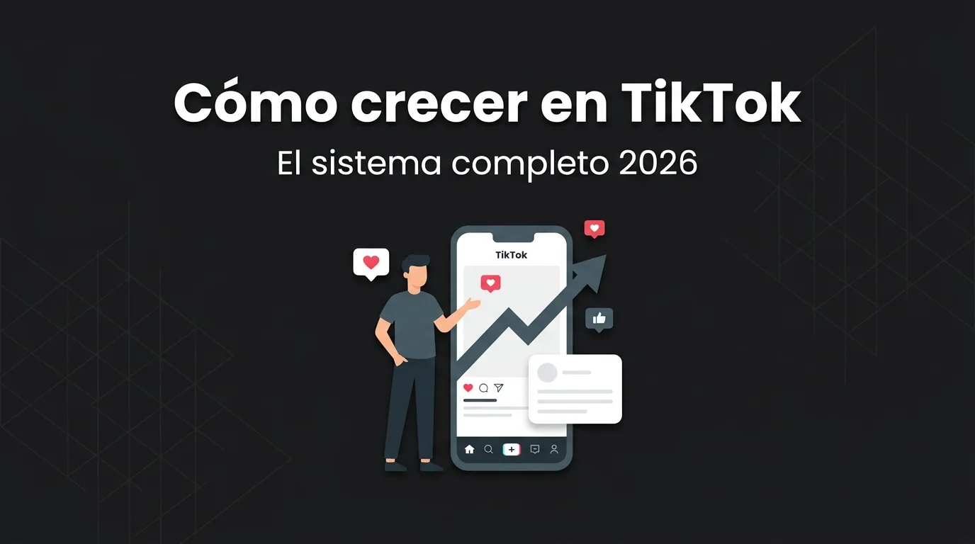 Cómo crecer en TikTok en 2026: el sistema completo para creadores